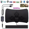 Black irregular flame pattern indoor HDTV antenna for digital TV reception 174-862 MHz