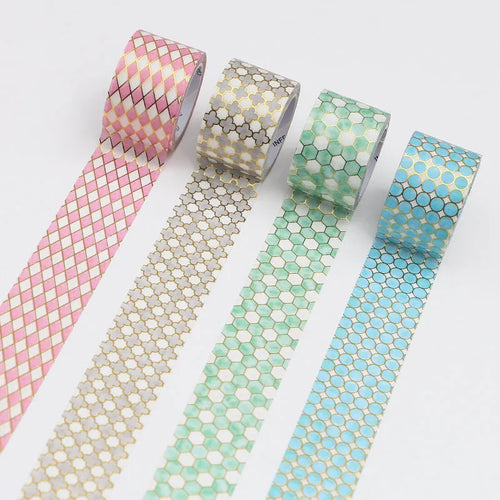 Alice in Wonderland themed bronzing decorative paper tape in multiple colour options
