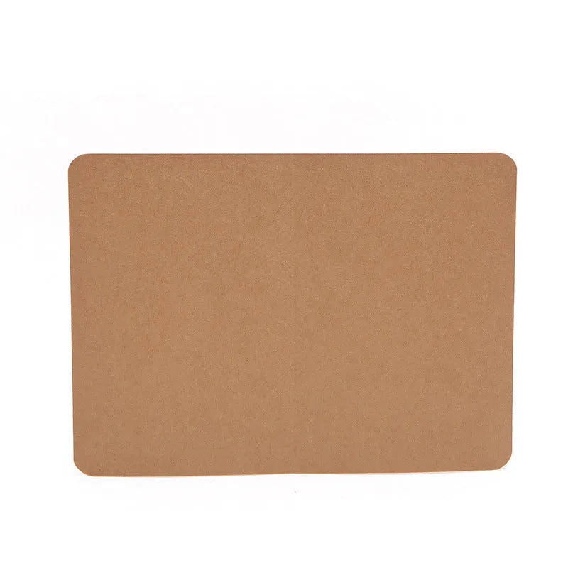 Folded kraft cards 10x15cm in black, cowhide, and white colours, 100 pack, blank surface for DIY invitations and crafts