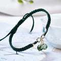Natural Strawberry Quartz women's bracelet with fruit-shaped crystal beads on elastic cord