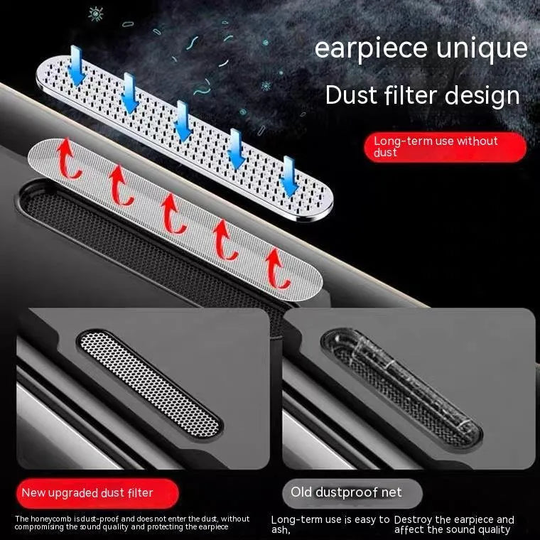 Full cover tempered glass screen protector for iPhone showing privacy, blue light, and dustproof variants.