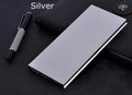 USB charging treasure 8000mAh aluminium alloy power bank with LED light in Gold