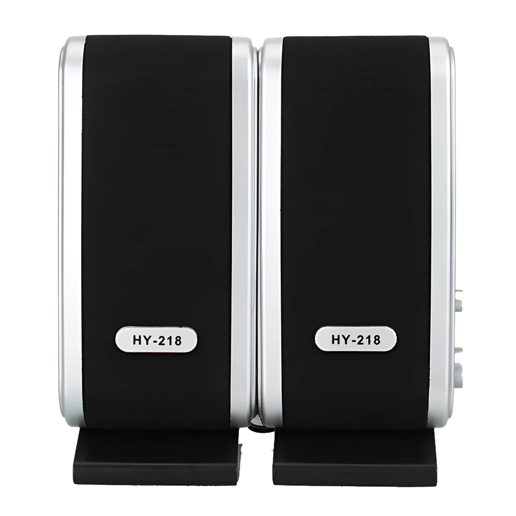 Black mini USB notebook speaker for computers with 3W output