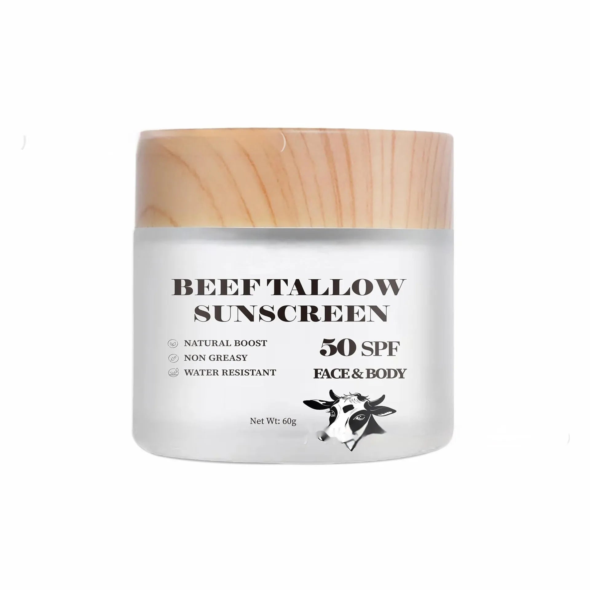 60g container of beef tallow protective cream with waterproof non-greasy formula