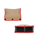 Dog biting sleeve training gear made from coarse jute material, 1000g puppy chew toy as shown colour