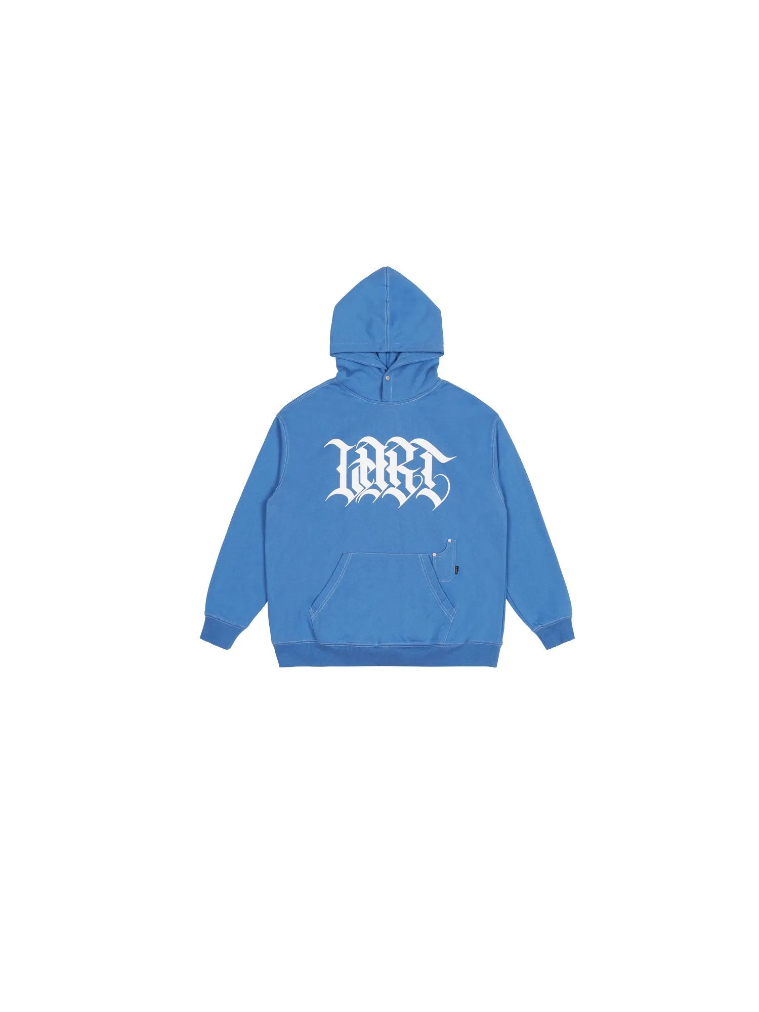 Yi Guo Trend couple casual loose hoodie in cotton, blue colour, hooded collar, autumn wear