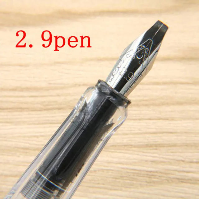Art Word Parallel Pen with ceramic shell and six iridium nib sizes for Gothic calligraphy