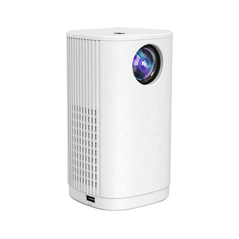 Mini projector TFT LCD LED 1920x1080 supported 16-100 inch projection in Blue or White