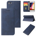 Flip-style phone holster in black leather and TPU for Apple iPhone, business solid colour case