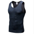Men's polyester fibre sports vest sleeveless activewear for gym running workout