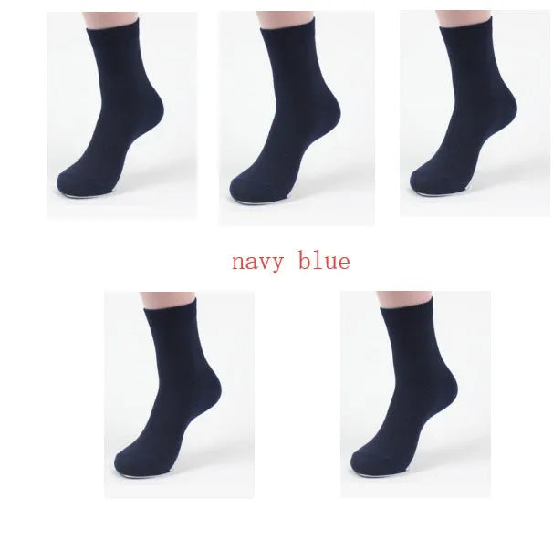 Men's bamboo fibre business socks in a small square pattern, shown in silver grey colour.