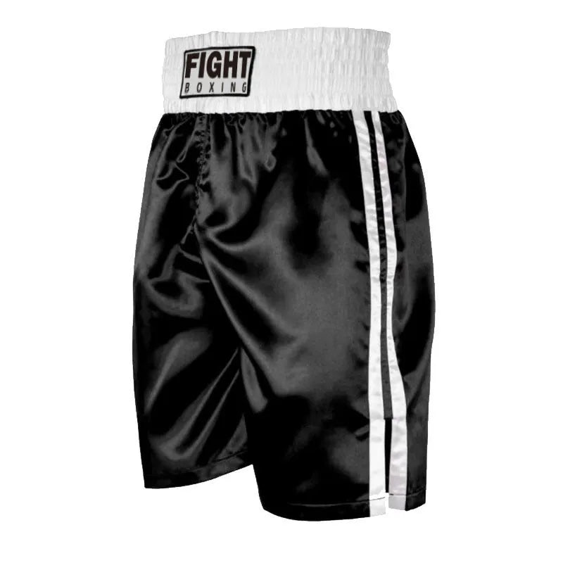 Boxing shorts in various two-tone colour combinations with contrasting waistband styling