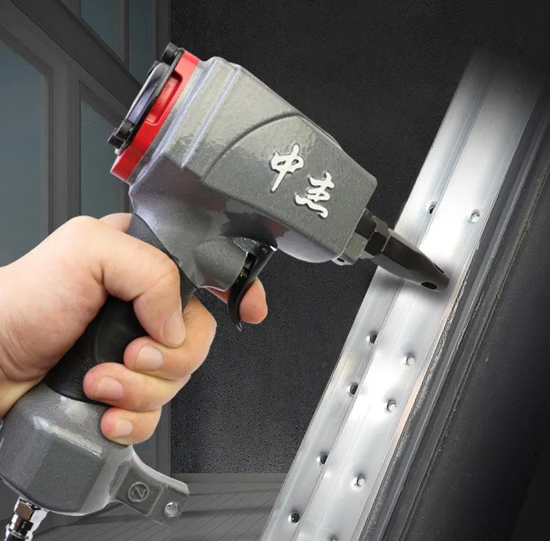 DK30 metal pneumatic punch gun for fabric hole punching in garment manufacturing