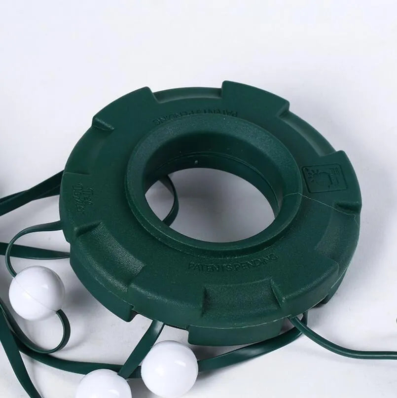 64 LED Christmas tree light string with button control for dimming and colour change, suitable for 1.8 metre trees.