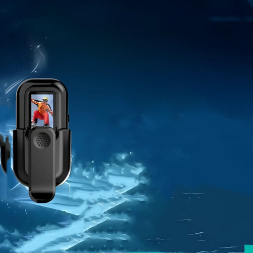 L8 Black outdoor sports recorder with thumb hole, 1080p HD, WiFi, compact plastic body