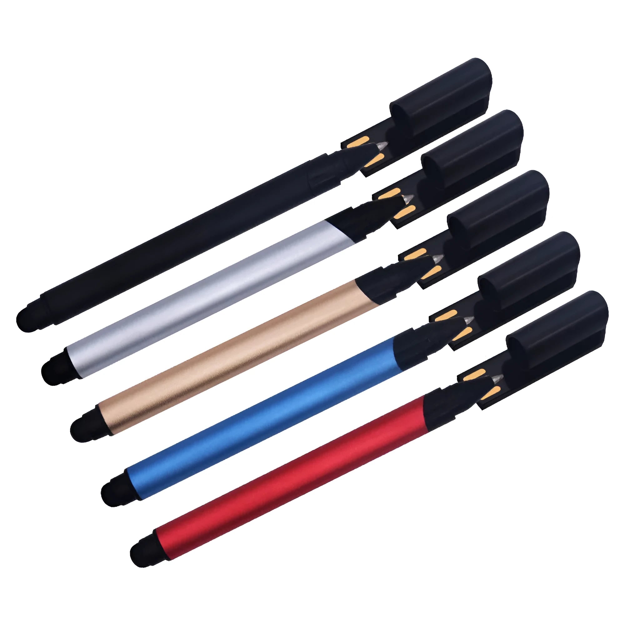 Metal mini USB flash drive stylus pen in multiple colours, red gold blue black silver