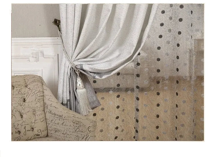 Single panel of simple blackout curtain with choice of hook or ring heading style.