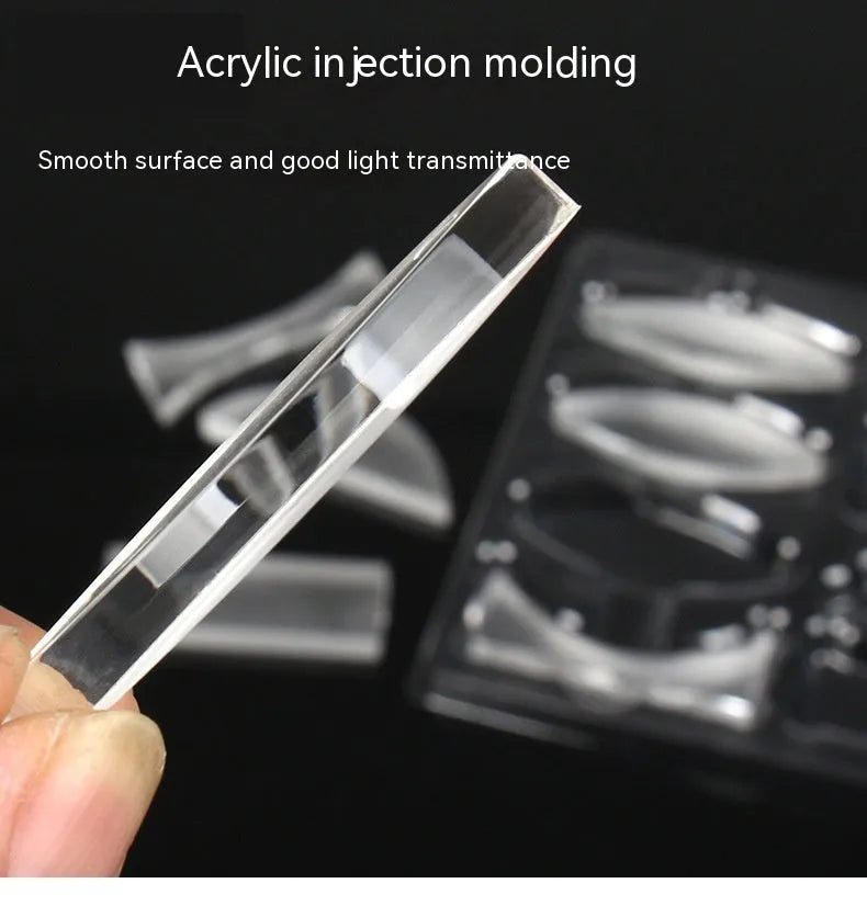 Acrylic optical parallel lenses set for junior high physics experiments