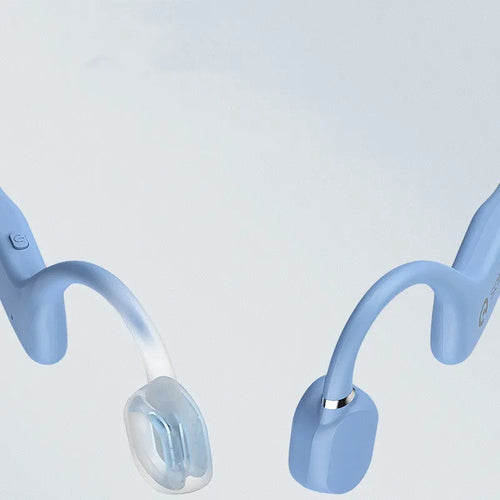 Bone conduction Bluetooth sports headphones in neckband design with six colour options