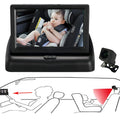 Black plastic CLT-509-1 car reversing display with 4.3 inch TFT screen for small cars
