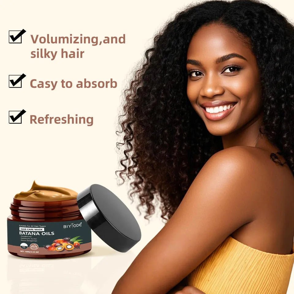 Organic batana oil hair treatment 100g pure unrefined oil for hair growth and moisture repair