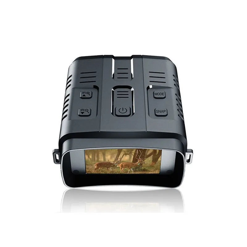 Night vision binocular Model N009 with large screen and WiFi function on a dark background