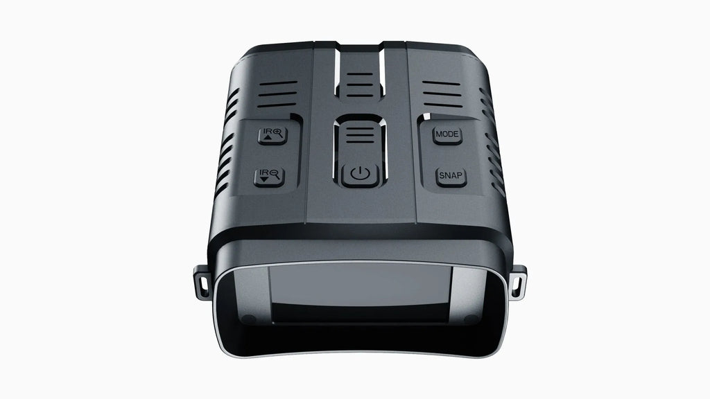 Night vision binocular Model N009 with large screen and WiFi function on a dark background