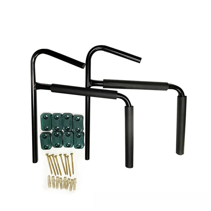 Carbon steel kayak wall hanger rack for storage, dimensions 43cm by 38cm