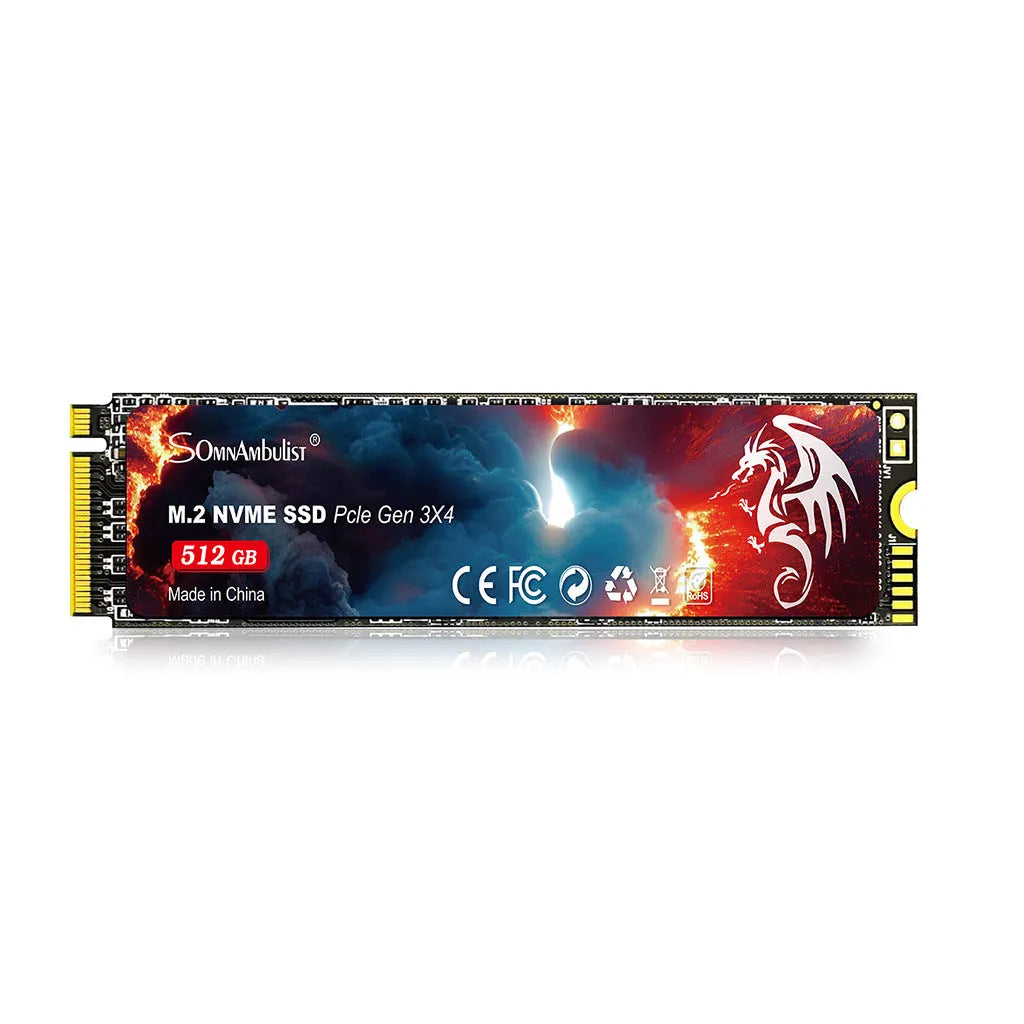 M.2 NVMe solid-state drive for desktop computers with PCIe 3.0 interface.