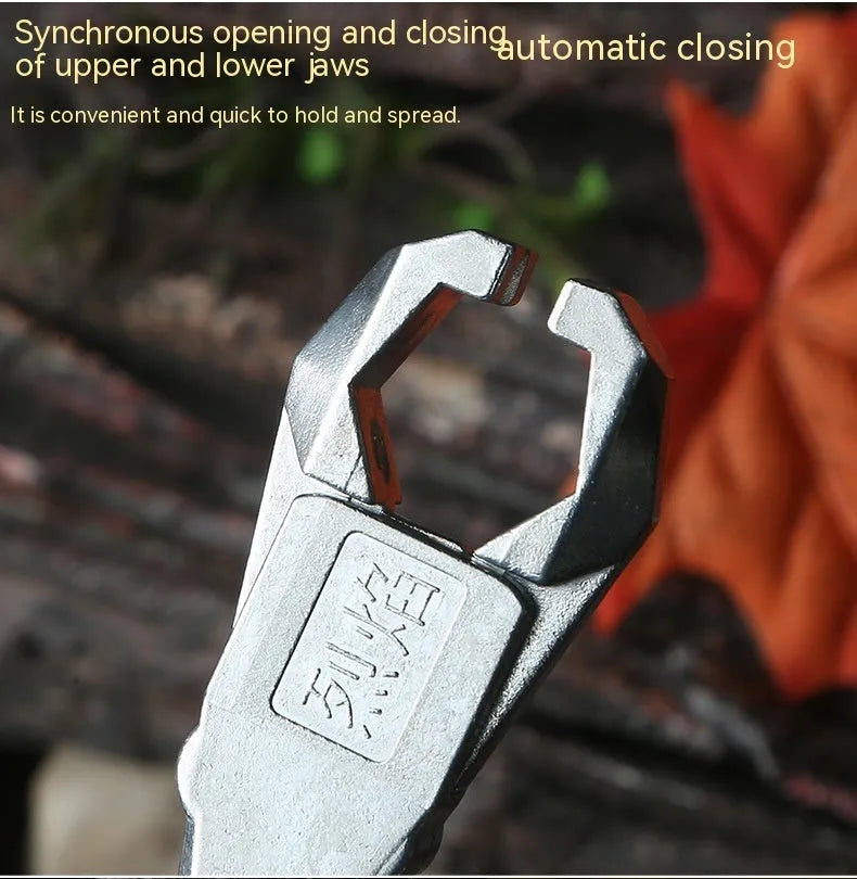 Alloy fishing release aid with two-axis harpoon clip mechanism for spearfishing line control
