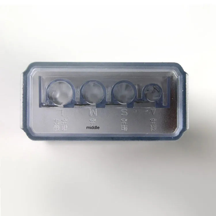 A boxed set containing 288 geometric-shaped, four-hole plastic pencil sharpeners for colouring and sketching.