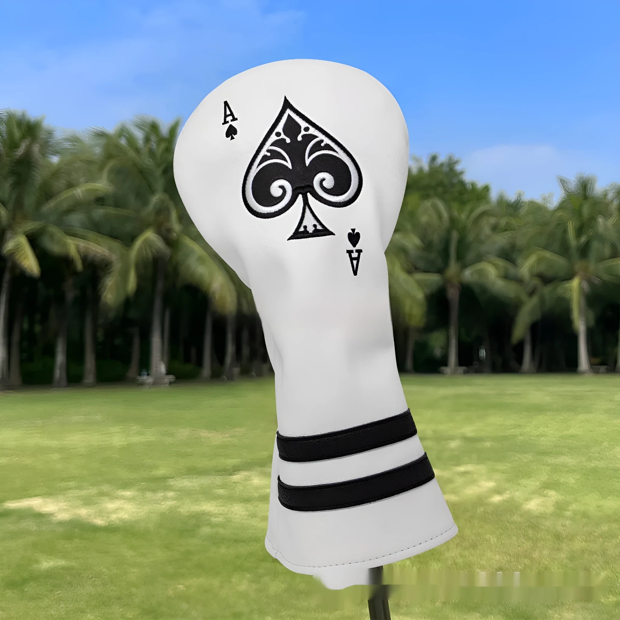 PU golf putter sleeve for grip protection in three colour options
