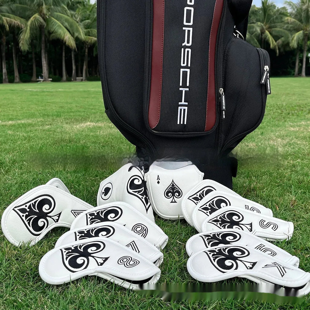PU golf putter sleeve for grip protection in three colour options