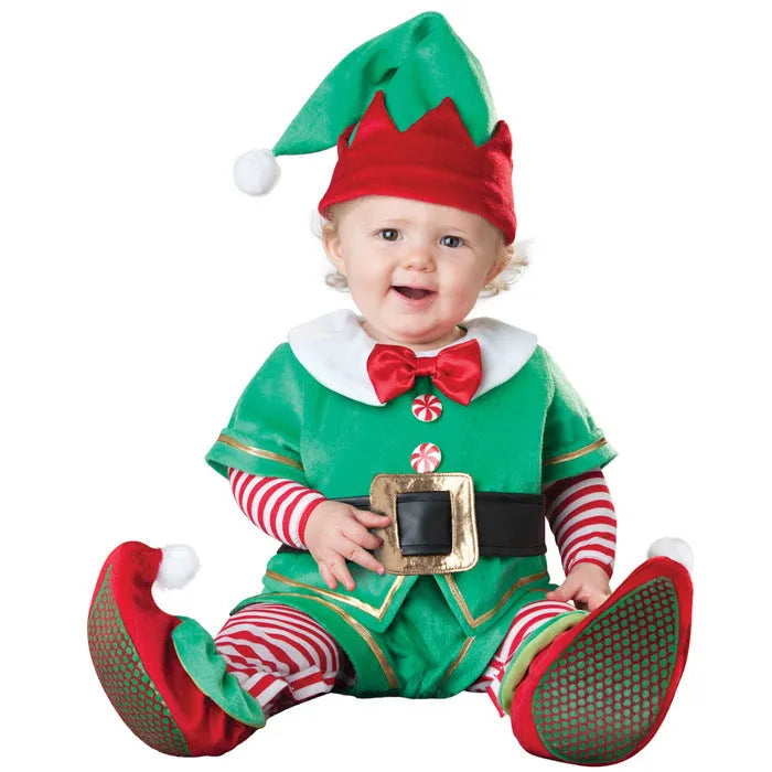 Christmas baby romper long sleeve not hooded in Christmas Baby colour, size 80cm, for spring autumn winter