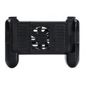 Black Cooling Bluetooth Controller-P2 mobile gamepad for Apple iPhone on a table.