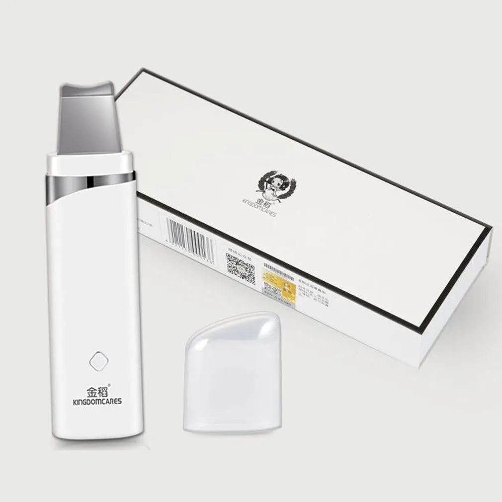 White bottle of blackhead remover pore cleaner for face, designed to remove grease, acne, and dead skin
