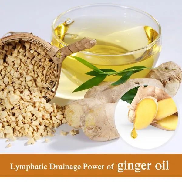 30ml ginger massage oil bottle with grape seed oil and ginger flower oil for body massage and skin care