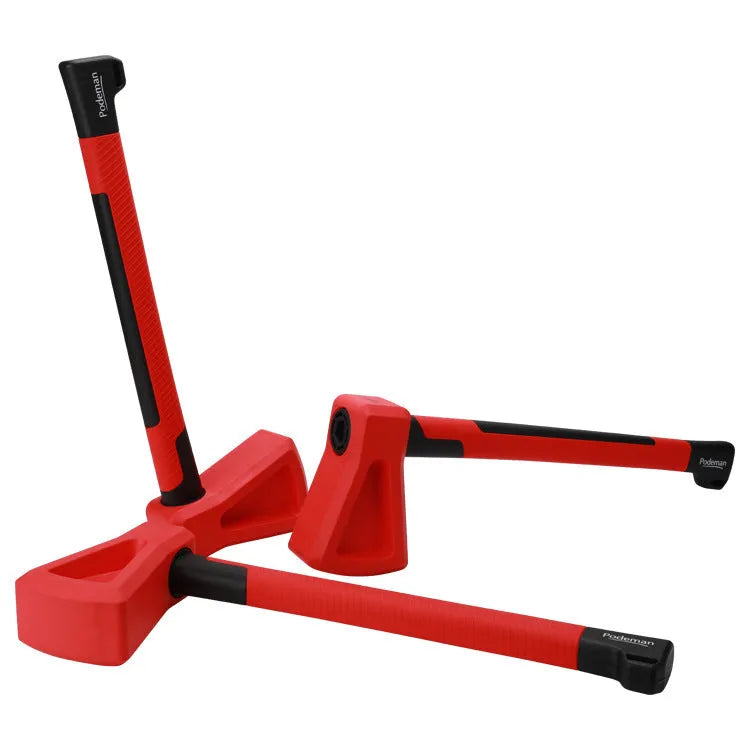 Red plastic axe muscle trainer fitness equipment for home workouts