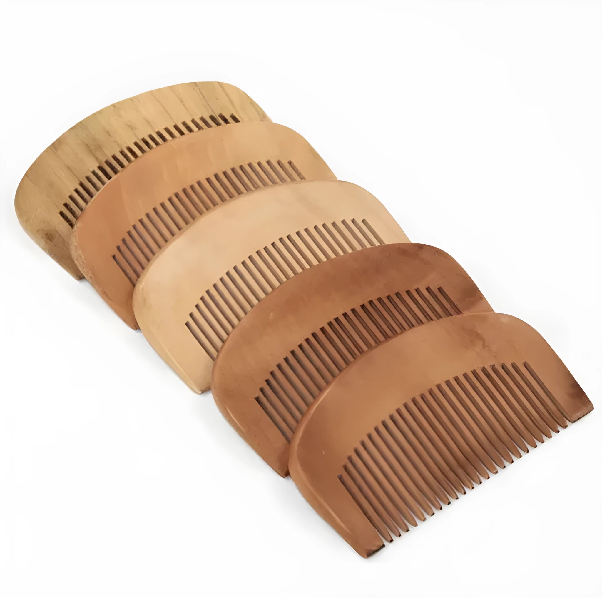 Peach wood comb 9cm mahogany wood small hair comb for massage