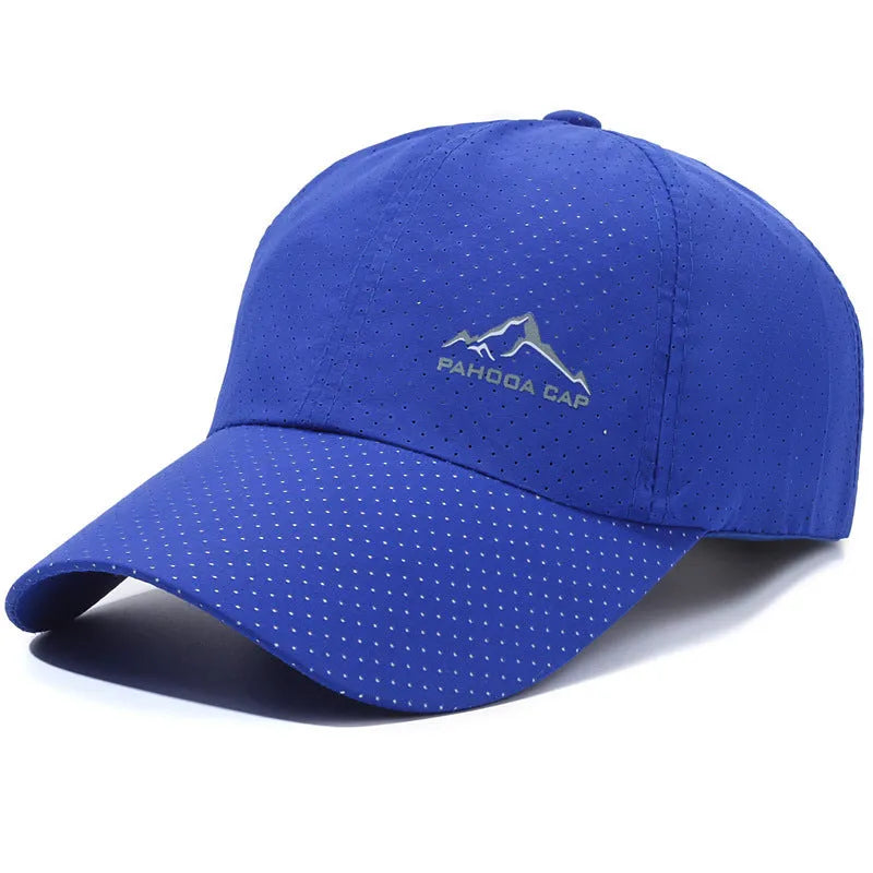 Korean style summer baseball cap in army green with adjustable strap and dome crown.
