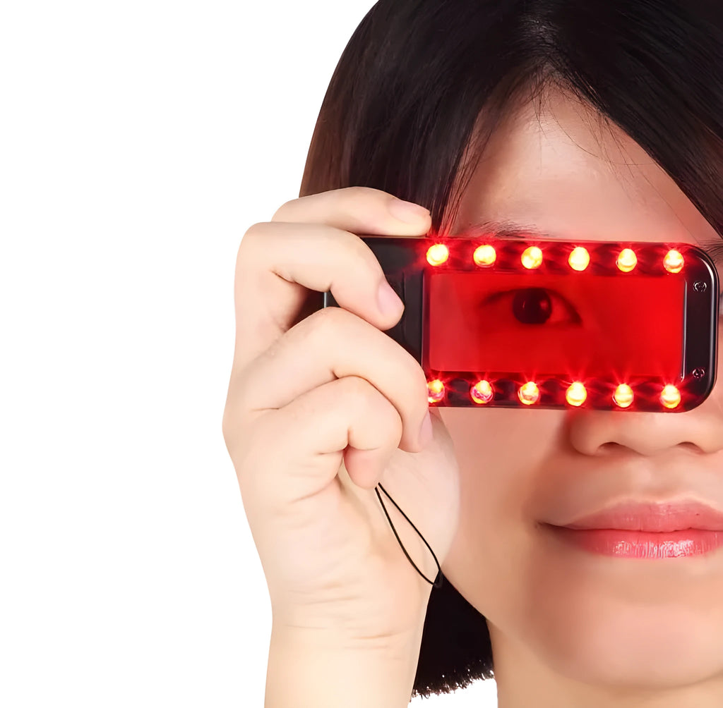 Red reverse camera detector with laser scanner for 0-8 metre hidden lens detection