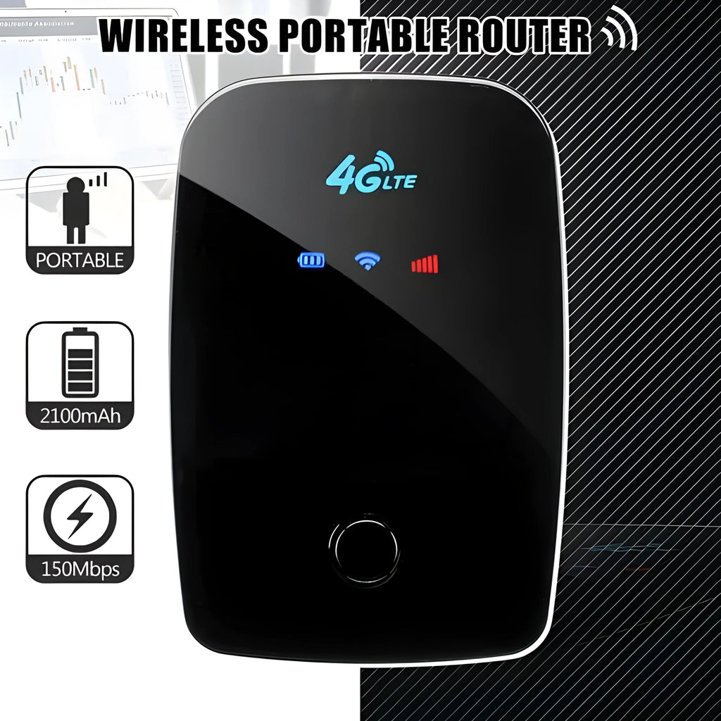 4G LTE FDD portable wireless WiFi hotspot device for mobile broadband internet