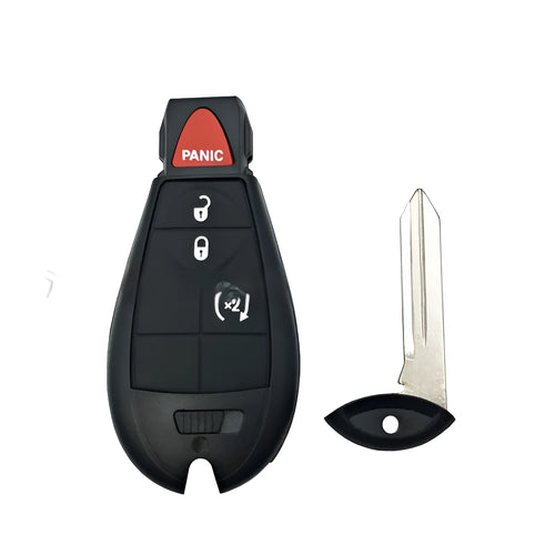 Chrysler Dodge car key shell replacement case with dimensions 85x42x15mm