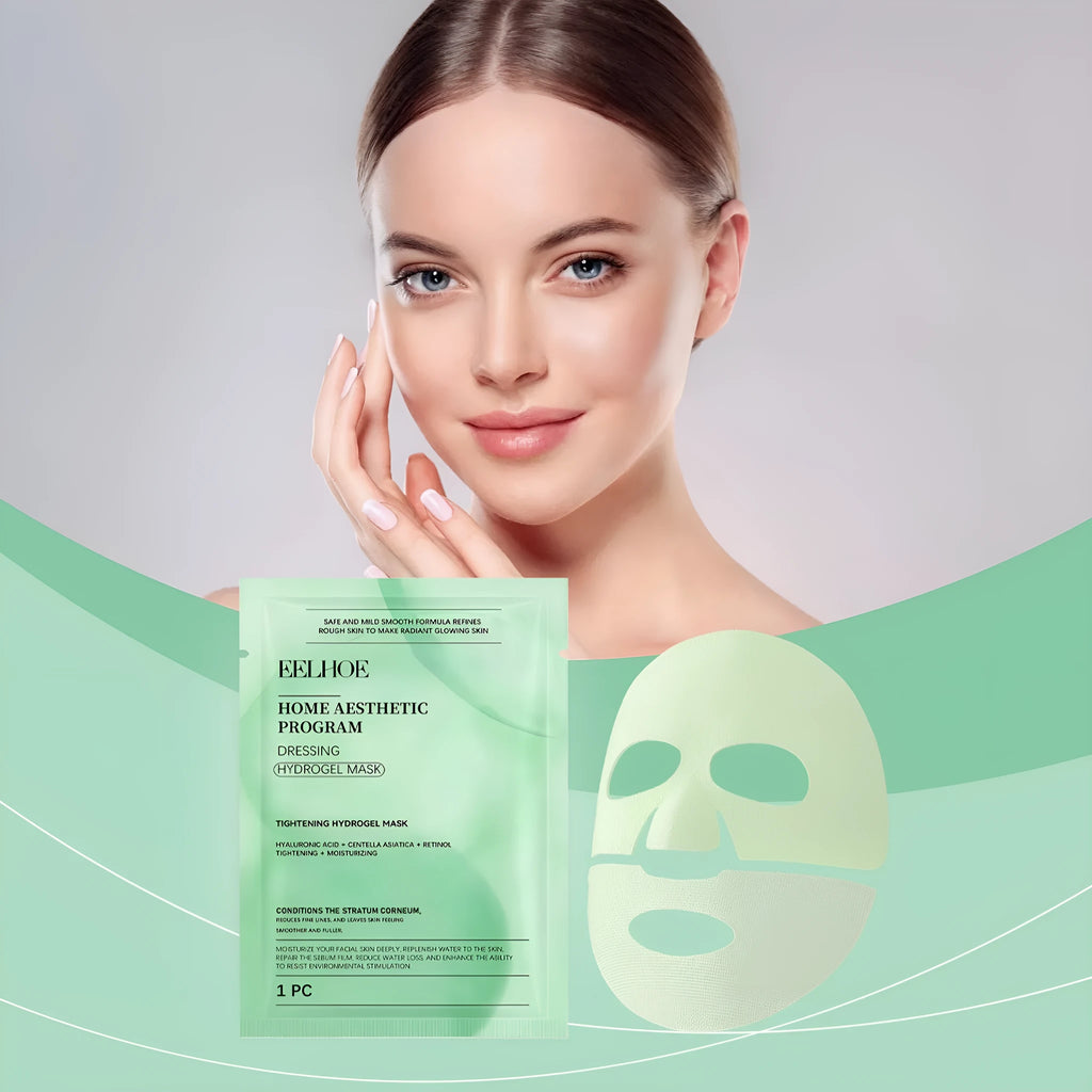 Retinol hydrating facial sheet mask on packaging