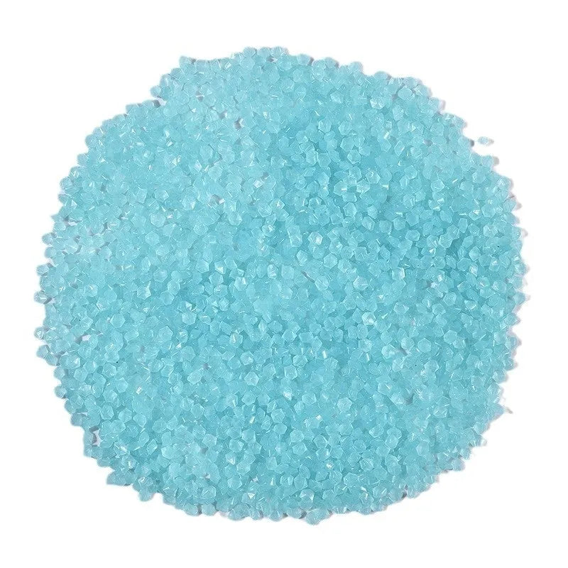 Blue luminous sand 3-5mm in a bag for aquarium decoration and fish tank landscape