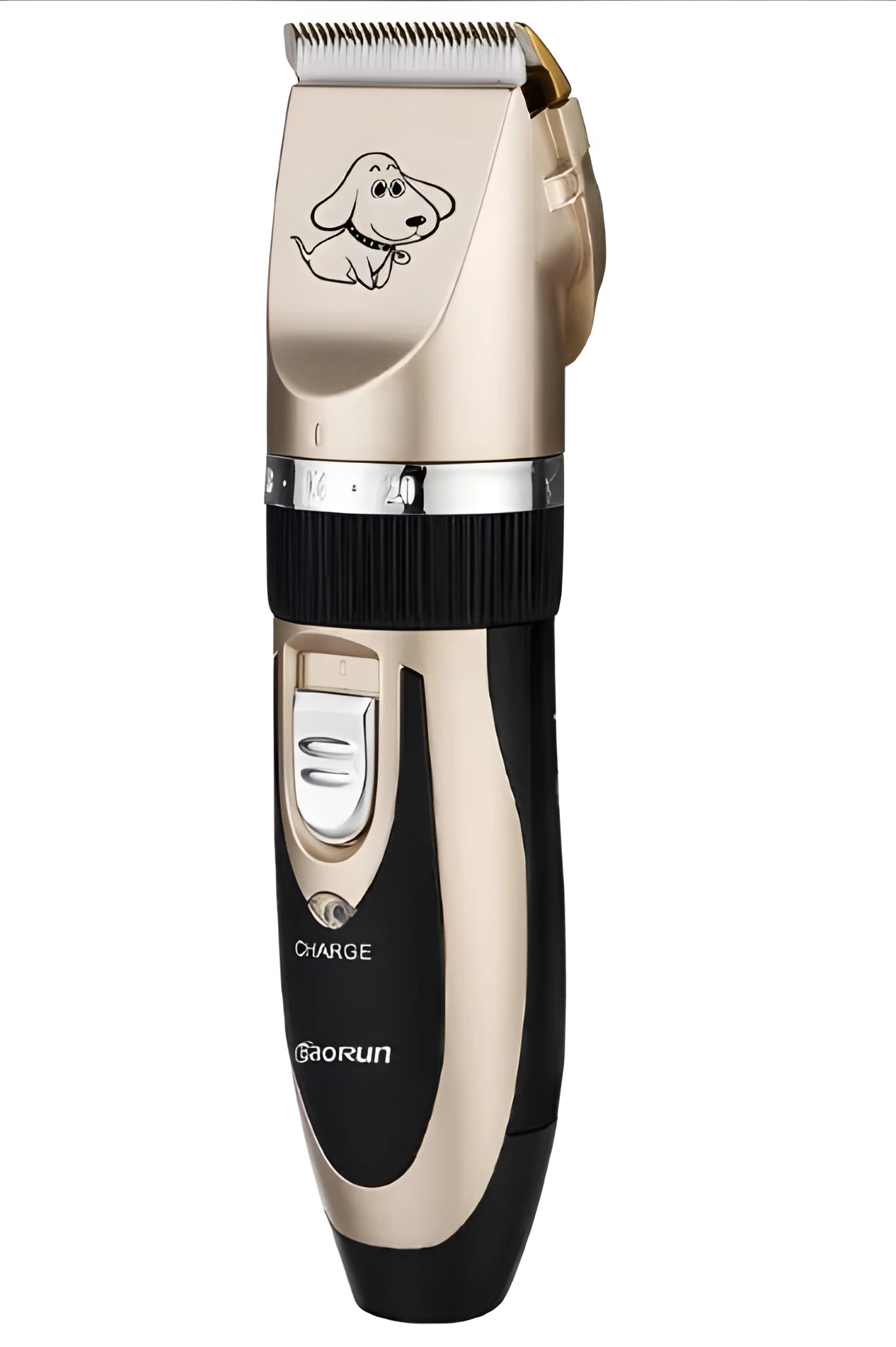 Professional Pet Grooming Kit Golden Cordless Quiet Clipper with 4 Comb Attachments Nail Clippers File