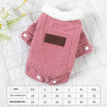 Lambswool grey dog vest with wool lining for autumn and winter wear.
