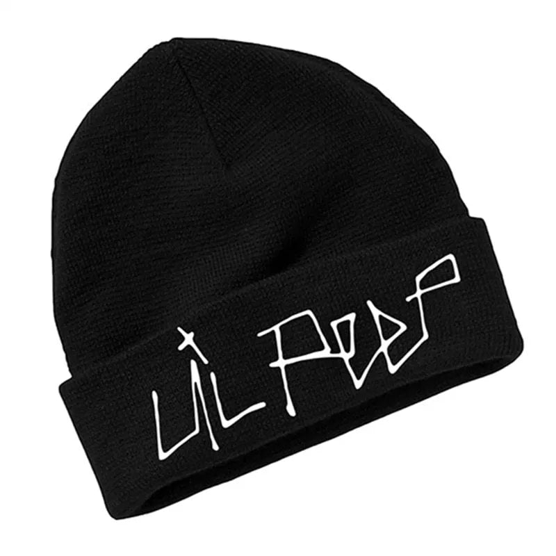 Wild fashion pullover knitted hat in wool with embroidery detail, satin weave, black colour option