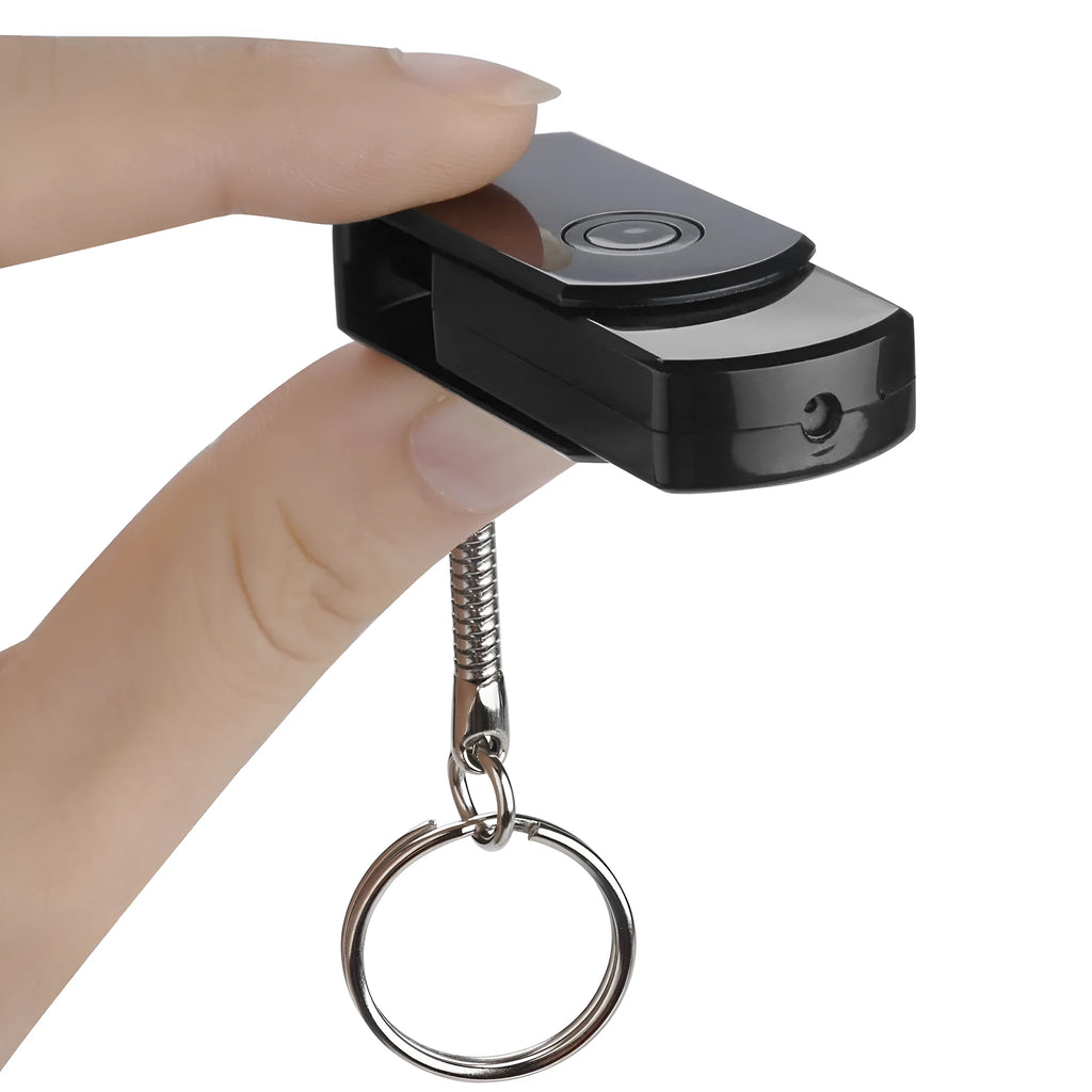 Professional USB voice recorder in black with voice activated recording and TF card slot