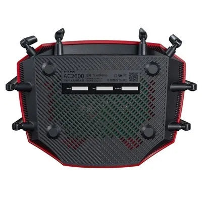 Wireless router with 4 LAN slots, dual-band 2.4G/5G, gigabit speed, built-in firewall